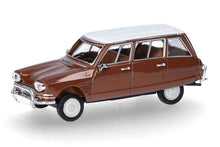 Lade das Bild in den Galerie-Viewer, Citroën AMI 6 Break, braun/Dach weiß - Herpa 1:87