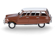 Lade das Bild in den Galerie-Viewer, Citroën AMI 6 Break, braun/Dach weiß - Herpa 1:87
