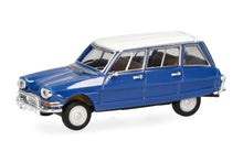 Lade das Bild in den Galerie-Viewer, Citroen AMI 6 Break, enzianblau/Dach weiß- Herpa 1:87