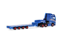 Lade das Bild in den Galerie-Viewer, Volvo FH GL 2020 6x2 Semitieflade-Sattelzug "Seeland" - Herpa 1:87