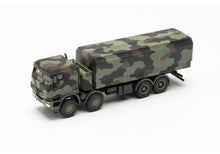 Lade das Bild in den Galerie-Viewer, Iveco Trakker 8x8 geschützt Pritschen-LKW, Flecktarndesign - Herpa 1:87