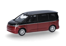 Lade das Bild in den Galerie-Viewer, Volkswagen (VW) Multivan, Deep-Black/Fortanarot - Herpa 1:87