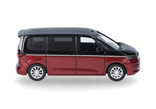 Lade das Bild in den Galerie-Viewer, Volkswagen (VW) Multivan, Deep-Black/Fortanarot - Herpa 1:87