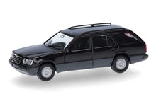 Lade das Bild in den Galerie-Viewer, Herpa Basic: Mercedes-Benz E-Klasse T-Modell (124), schwarz - Herpa 1:87