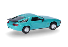 Lade das Bild in den Galerie-Viewer, Porsche 928 S4, türkis - Herpa 1:87
