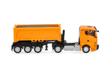 Lade das Bild in den Galerie-Viewer, MAN TGX GN Abraummulden-Sattelzug mit Ladegut, kommunalorange - Herpa 1:87