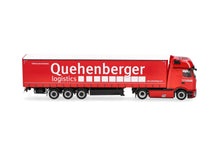 Lade das Bild in den Galerie-Viewer, Mercedes-Benz Actros L ProCabin Gigaspace Gardinenplanen-Sattelzug "Quehenberger" - Herpa 1:87
