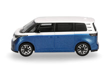 Lade das Bild in den Galerie-Viewer, Volkswagen (VW) ID. Buzz People zweifarbig, candy white, blue metallic - Herpa 1:87