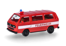 Lade das Bild in den Galerie-Viewer, Herpa MiniKit: Volkswagen (VW) T3 Bus "Feuerwehr" (1 Stück) - Herpa 1:87