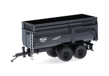 Lade das Bild in den Galerie-Viewer, Krampe Kippmuldenanhänger BigBody 650 2achs, schwarz - Herpa 1:87