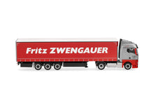 Lade das Bild in den Galerie-Viewer, MAN TGX GM Gardinenplanen-Sattelzug "Zwengauer" - Herpa 1:87