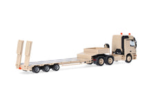 Lade das Bild in den Galerie-Viewer, Mercedes-Benz Actros L (96) MP1 Tieflade-Sattelzug "Belgische Armee", sandbeige (Belgien) - Herpa 1:87