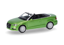 Lade das Bild in den Galerie-Viewer, Audi A3 Cabriolet, javagrün - Herpa 1:87