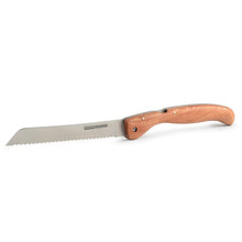 Lade das Bild in den Galerie-Viewer, FERNFAHRER ROADSHOW Klapp-Brotmesser, Padaukholz-Griff