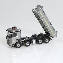 Lade das Bild in den Galerie-Viewer, Mercedes Benz Arocs 8x4 Meiller Kipper graumetallic - NZG 1:50