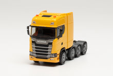 Lade das Bild in den Galerie-Viewer, Scania CS 20 HD Schwerlastzugmaschine maisgelb - Herpa 1:87