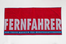 Lade das Bild in den Galerie-Viewer, FERNFAHRER Duschtuch (70x140) rot
