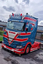 Lade das Bild in den Galerie-Viewer, Scania CS 20 HD Gardinenplanensattelzug - FERNFAHRER Partnertruck Sped. Vögel - TEKNO 1:50
