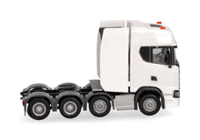 Lade das Bild in den Galerie-Viewer, Scania CS20 Hochdach Schwerlastzugmaschine 4achs (8x4), weiß - Herpa 1:87
