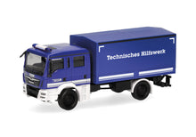 Lade das Bild in den Galerie-Viewer, MAN TGM MzKW (Mehrzweckkraftwagen) "THW" - Herpa 1:87
