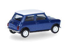 Lade das Bild in den Galerie-Viewer, Mini Cooper Rechtslenker, thaiti blau - Herpa 1:87
