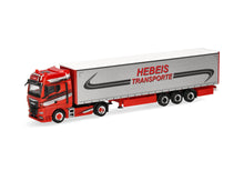 Lade das Bild in den Galerie-Viewer, MAN TGX GX Gardinenplanen-Sattelzug "Hebeis Transporte" - Herpa 1:87
