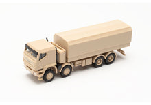 Lade das Bild in den Galerie-Viewer, Iveco Trakker 8x8 geschützt Pritschen-LKW sandbeige - Herpa 1:87

