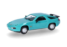 Lade das Bild in den Galerie-Viewer, Porsche 928 S4, türkis - Herpa 1:87
