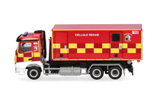 Lade das Bild in den Galerie-Viewer, Mercedes-Benz Arocs M Wechsellader-LKW 3achs "Pompiers Cellule Rehab" (B) - Herpa 1:87
