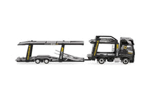 Lade das Bild in den Galerie-Viewer, Mercedes-Benz Actros L '18 Gigaspace Autotransporter-Hängerzug "Raven Logistic"- Herpa 1:87
