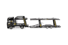 Lade das Bild in den Galerie-Viewer, Mercedes-Benz Actros L '18 Gigaspace Autotransporter-Hängerzug "Raven Logistic"- Herpa 1:87
