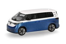 Lade das Bild in den Galerie-Viewer, Volkswagen (VW) ID. Buzz People zweifarbig, candy white, blue metallic - Herpa 1:87
