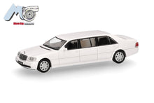 Lade das Bild in den Galerie-Viewer, MicroCity: Mercedes-Benz S600 Pullman, weiß - Herpa 1:87
