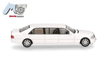 Lade das Bild in den Galerie-Viewer, MicroCity: Mercedes-Benz S600 Pullman, weiß - Herpa 1:87
