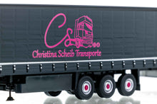 Lade das Bild in den Galerie-Viewer, MAN TGX GX Gardinenplanenauflieger 3achs, Christina Scheib Transporte - Tekno 1:50
