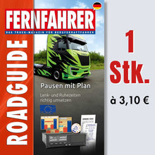 Lade das Bild in den Galerie-Viewer, FERNFAHRER Roadguide - Pausen mit Plan
