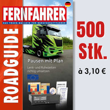 Lade das Bild in den Galerie-Viewer, FERNFAHRER Roadguide - Pausen mit Plan
