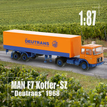 Lade das Bild in den Galerie-Viewer, MAN F7 Koffer-SZ, Deutrans, 1968 - Brekina 1:87
