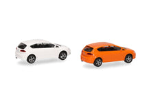 Lade das Bild in den Galerie-Viewer, Herpa MiniKit: Seat Leon, naranja/candyweiß (2 Stück) - Herpa 1:87
