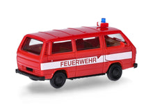 Lade das Bild in den Galerie-Viewer, Herpa MiniKit: Volkswagen (VW) T3 Bus "Feuerwehr" (1 Stück) - Herpa 1:87
