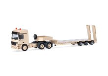 Lade das Bild in den Galerie-Viewer, Mercedes-Benz Actros L (96) MP1 Tieflade-Sattelzug "Belgische Armee", sandbeige (Belgien) - Herpa 1:87
