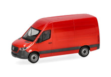 Lade das Bild in den Galerie-Viewer, Mercedes-Benz Sprinter '18 Kasten Hochdach, rot - Herpa 1:87
