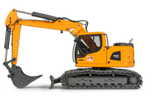 Lade das Bild in den Galerie-Viewer, LIEBHERR R920 Compact Raupenbagger "Lise &amp; Fils" Verstellausleger - Conrad 1:50
