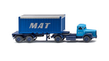 Lade das Bild in den Galerie-Viewer, Scania Containersattelzug 20' M.A.T. Schweden Hauber - Wiking 1:87
