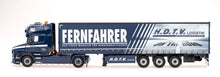Lade das Bild in den Galerie-Viewer, Scania Hauber T164 H.D.T.V. Logistik / FERNFAHRER - WSI 1:50

